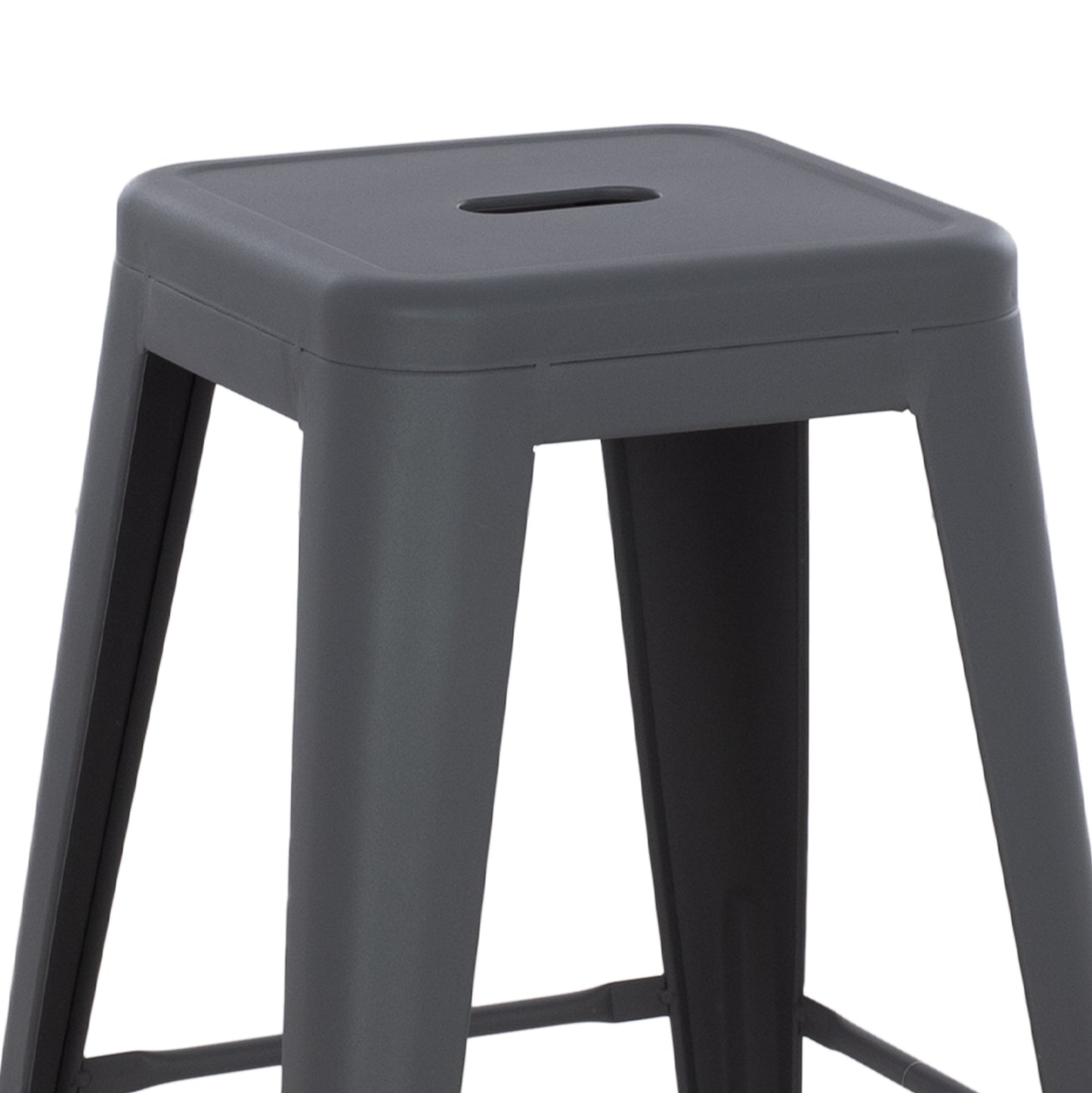 ΣΚΑΜΠΟ ΜΕΣΑΙΟΥ ΥΨΟΥΣ ΜΕΤΑΛΛΙΚΟ MELITA PRO ΓΚΡΙ 43x43x67