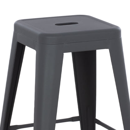 ΣΚΑΜΠΟ ΜΕΣΑΙΟΥ ΥΨΟΥΣ ΜΕΤΑΛΛΙΚΟ MELITA PRO ΓΚΡΙ 43x43x67