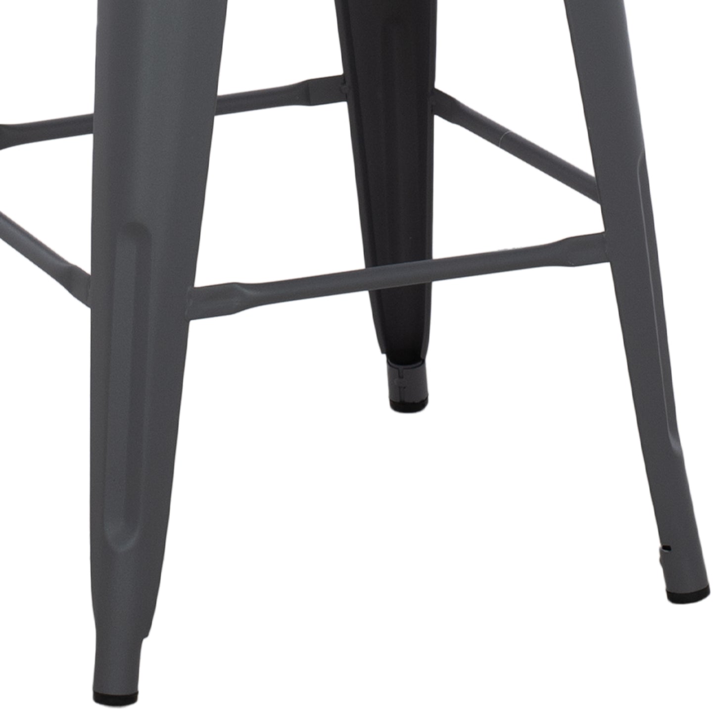 ΣΚΑΜΠΟ ΜΕΣΑΙΟΥ ΥΨΟΥΣ ΜΕΤΑΛΛΙΚΟ MELITA PRO ΓΚΡΙ 43x43x67