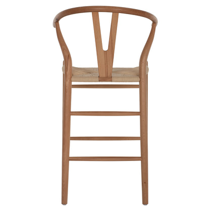 MID-HEIGHT STOOL BRAVE BEECH WITH FORKED BACK NATURAL 48x53x100