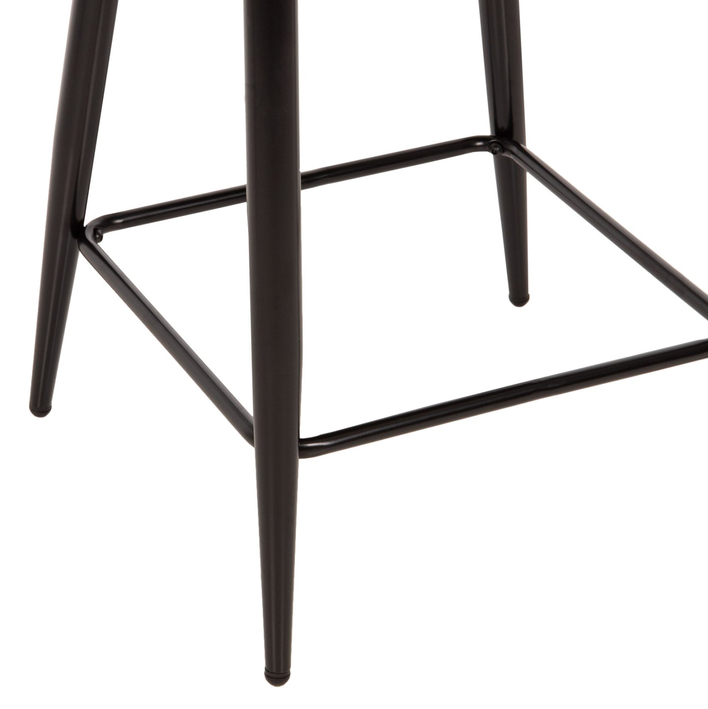 MID-HEIGHT STOOL SARKY BOUCLÉ FABRIC GREEN METAL LEGS 55x62x105