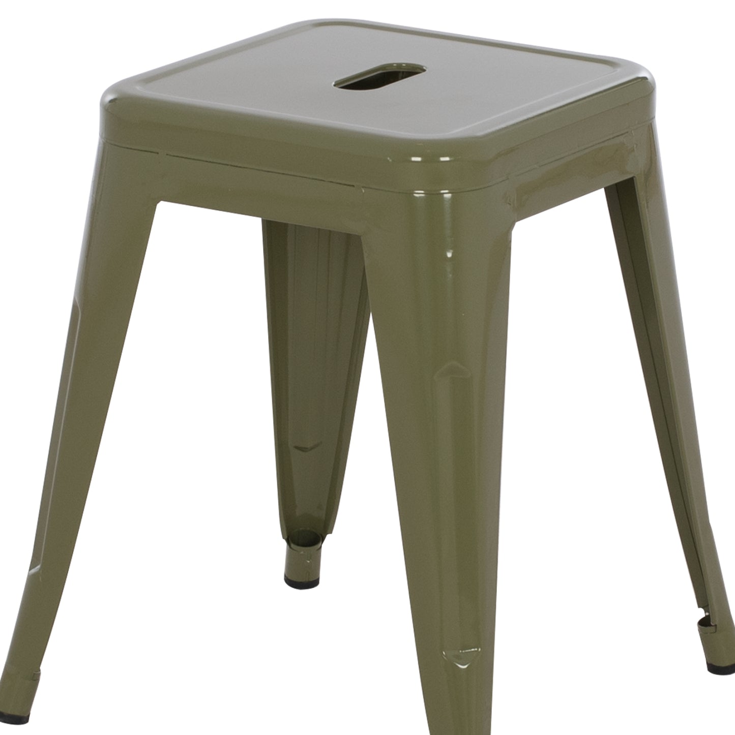 ΣΚΑΜΠΟ ΜΕΤΑΛΛΙΚΟ MELITA ΣΕ DARK OLIVE ΧΡΩΜΑ 37x37x45