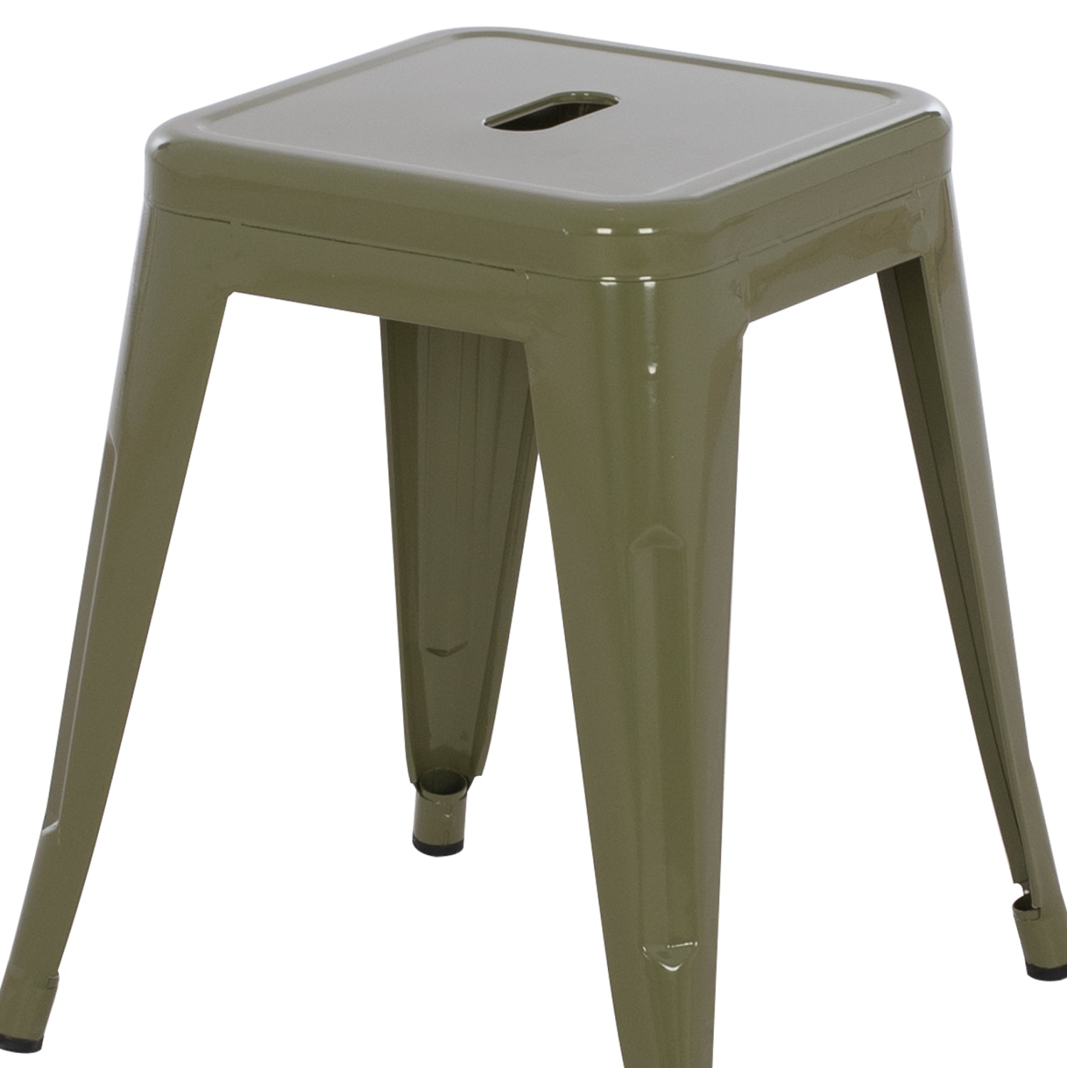 ΣΚΑΜΠΟ ΜΕΤΑΛΛΙΚΟ MELITA ΣΕ DARK OLIVE ΧΡΩΜΑ 37x37x45
