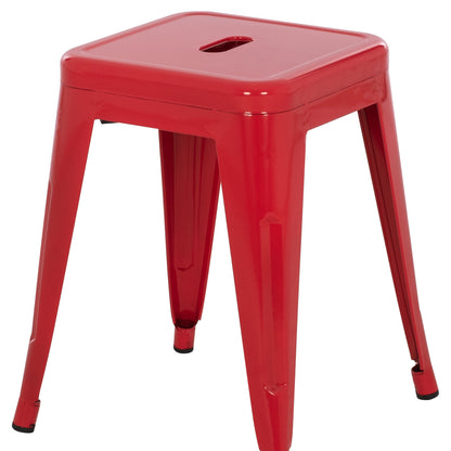 ΣΚΑΜΠΟ ΜΕΤΑΛΛΙΚΟ MELITA ΣΕ ΚΟΚΚΙΝΟ ΧΡΩΜΑ 37x37x45