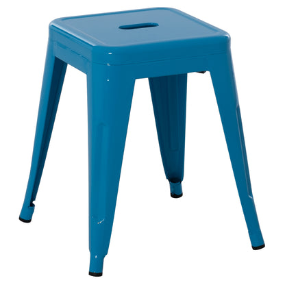 ΣΚΑΜΠΟ ΜΕΤΑΛΛΙΚΟ MELITA ΣΕ ΜΠΛΕ ΧΡΩΜΑ 37x37x45