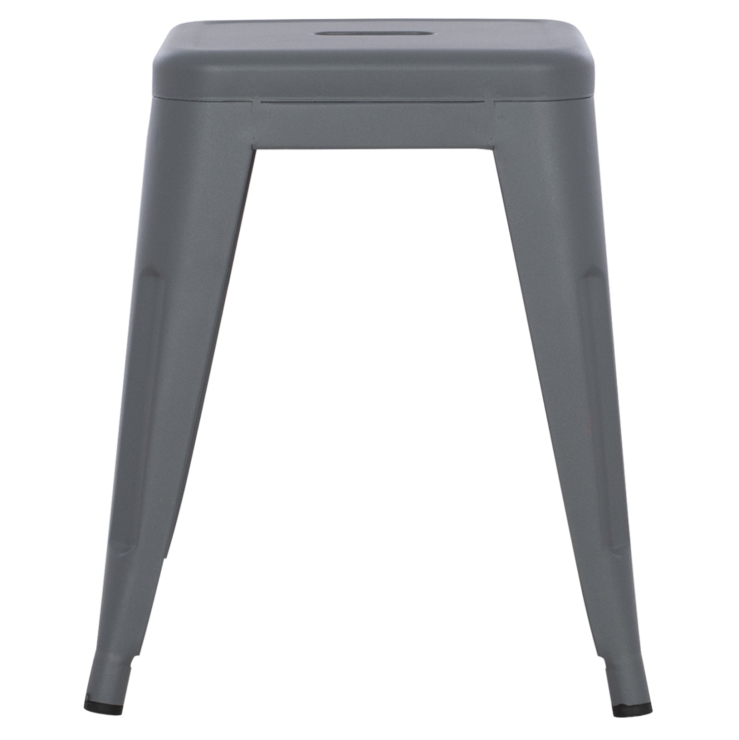 ΣΚΑΜΠΟ ΜΕΤΑΛΛΙΚΟ MELITA ΣΕ ΓΚΡΙ ΜΑΤ ΧΡΩΜΑ 37x37x45