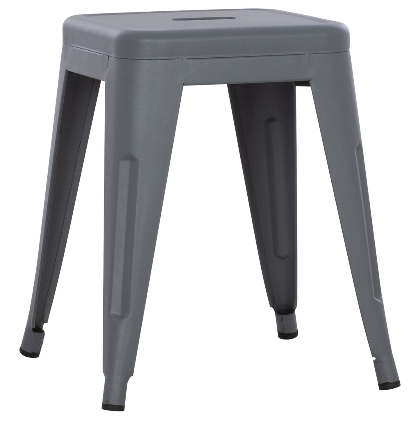 ΣΚΑΜΠΟ ΜΕΤΑΛΛΙΚΟ MELITA ΣΕ ΓΚΡΙ ΜΑΤ ΧΡΩΜΑ 37x37x45