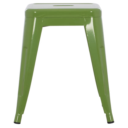 ΣΚΑΜΠΟ ΜΕΤΑΛΛΙΚΟ MELITA ΣΕ LIGHT OLIVE GREEN ΧΡΩΜΑ 37x37x45