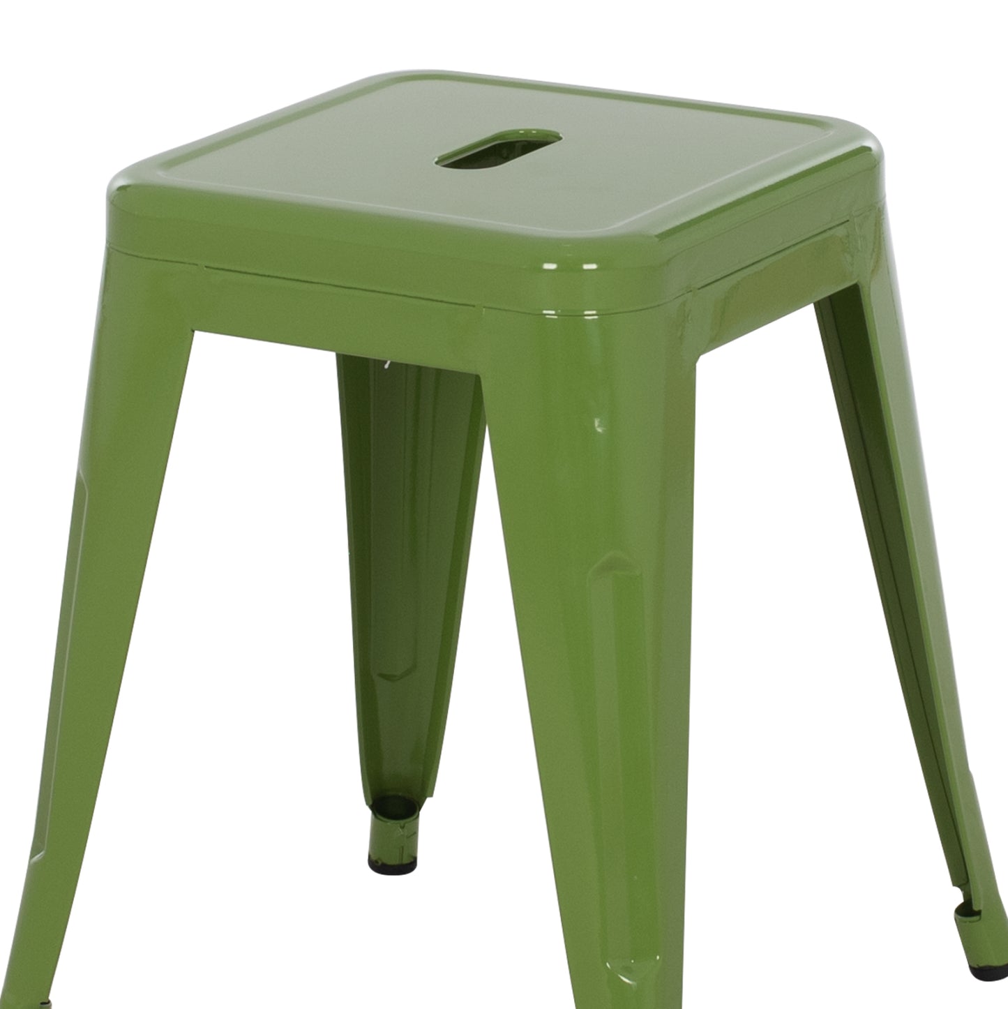 ΣΚΑΜΠΟ ΜΕΤΑΛΛΙΚΟ MELITA ΣΕ LIGHT OLIVE GREEN ΧΡΩΜΑ 37x37x45