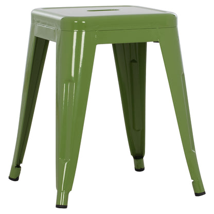 ΣΚΑΜΠΟ ΜΕΤΑΛΛΙΚΟ MELITA ΣΕ LIGHT OLIVE GREEN ΧΡΩΜΑ 37x37x45