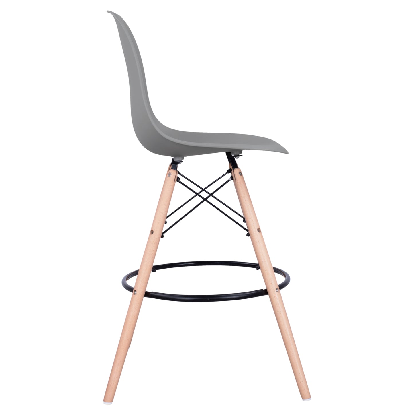 BAR STOOL RENATA GREY 58x56x107