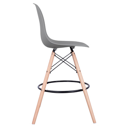 BAR STOOL RENATA GREY 58x56x107
