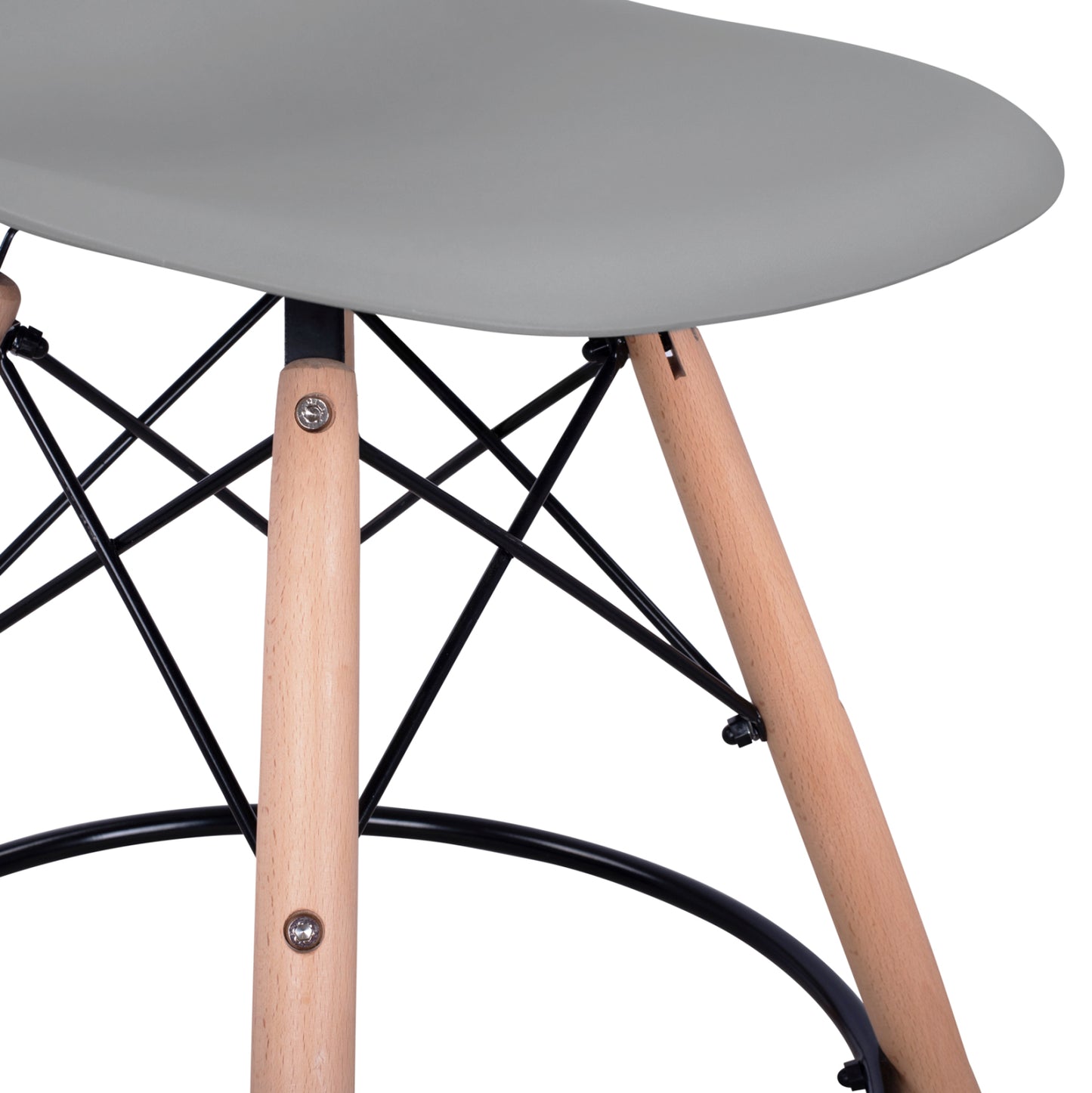 BAR STOOL RENATA GREY 58x56x107