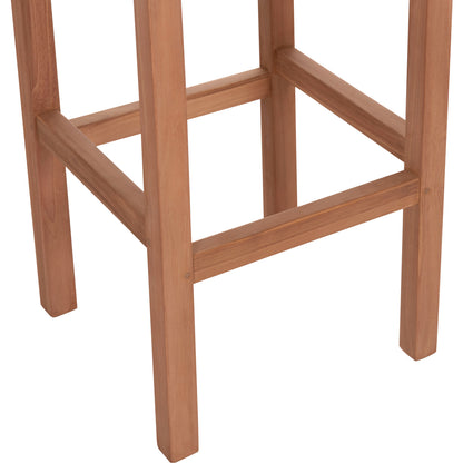 ΣΚΑΜΠΟ ΜΠΑΡ NIKOL ΞΥΛΟ ΤΕΑΚ ΣΕ ΦΥΣΙΚΟ 40x40x77