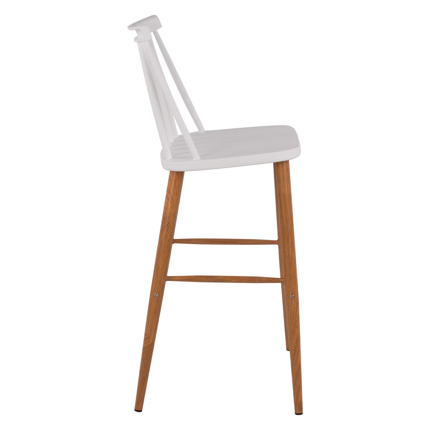 BAR STOOL VANESSA IN WHITE COLOR 43x49x107