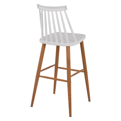 BAR STOOL VANESSA IN WHITE COLOR 43x49x107