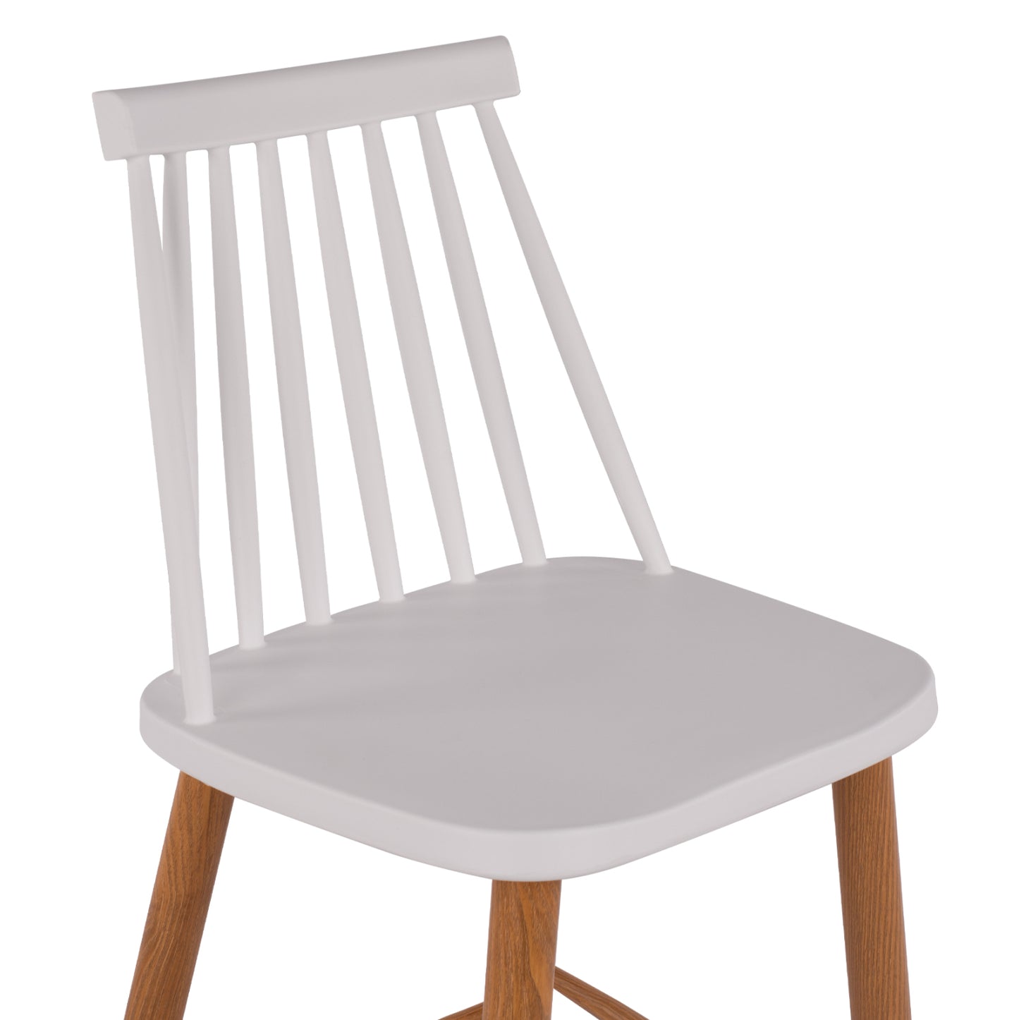 BAR STOOL VANESSA IN WHITE COLOR 43x49x107
