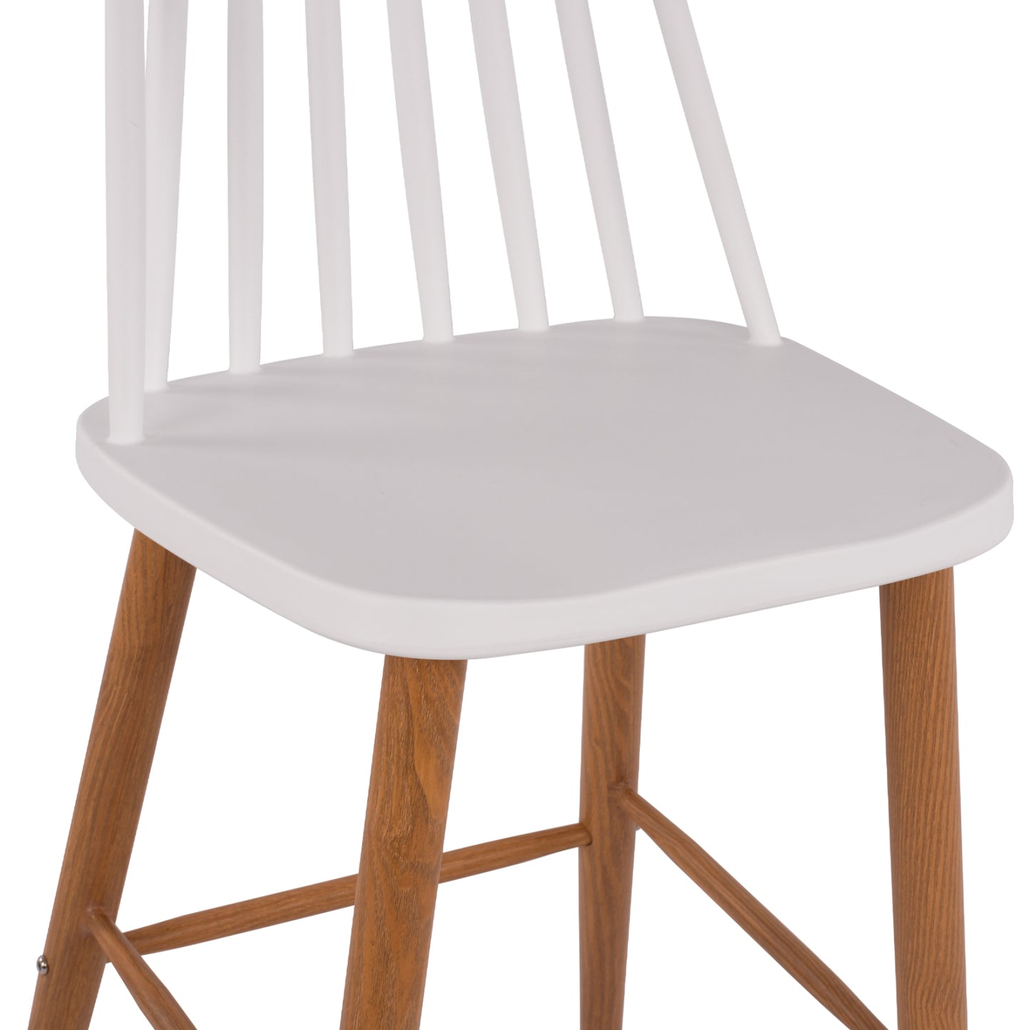 BAR STOOL VANESSA IN WHITE COLOR 43x49x107