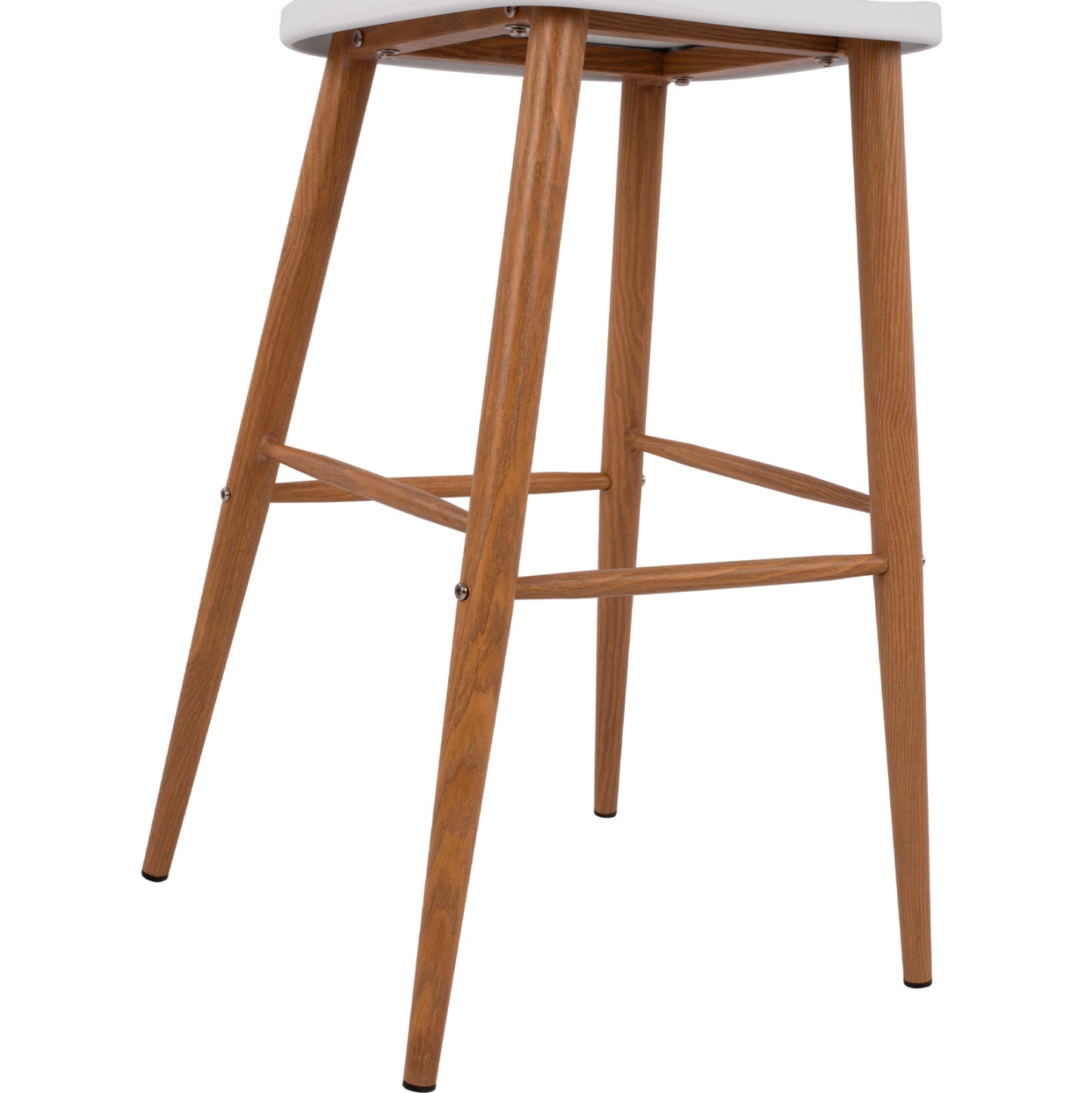 BAR STOOL VANESSA IN WHITE COLOR 43x49x107