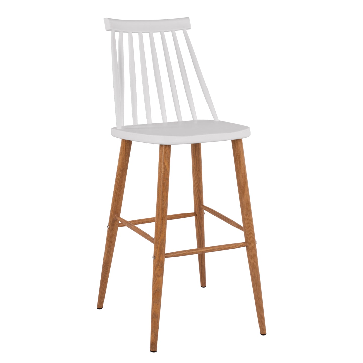 BAR STOOL VANESSA IN WHITE COLOR 43x49x107