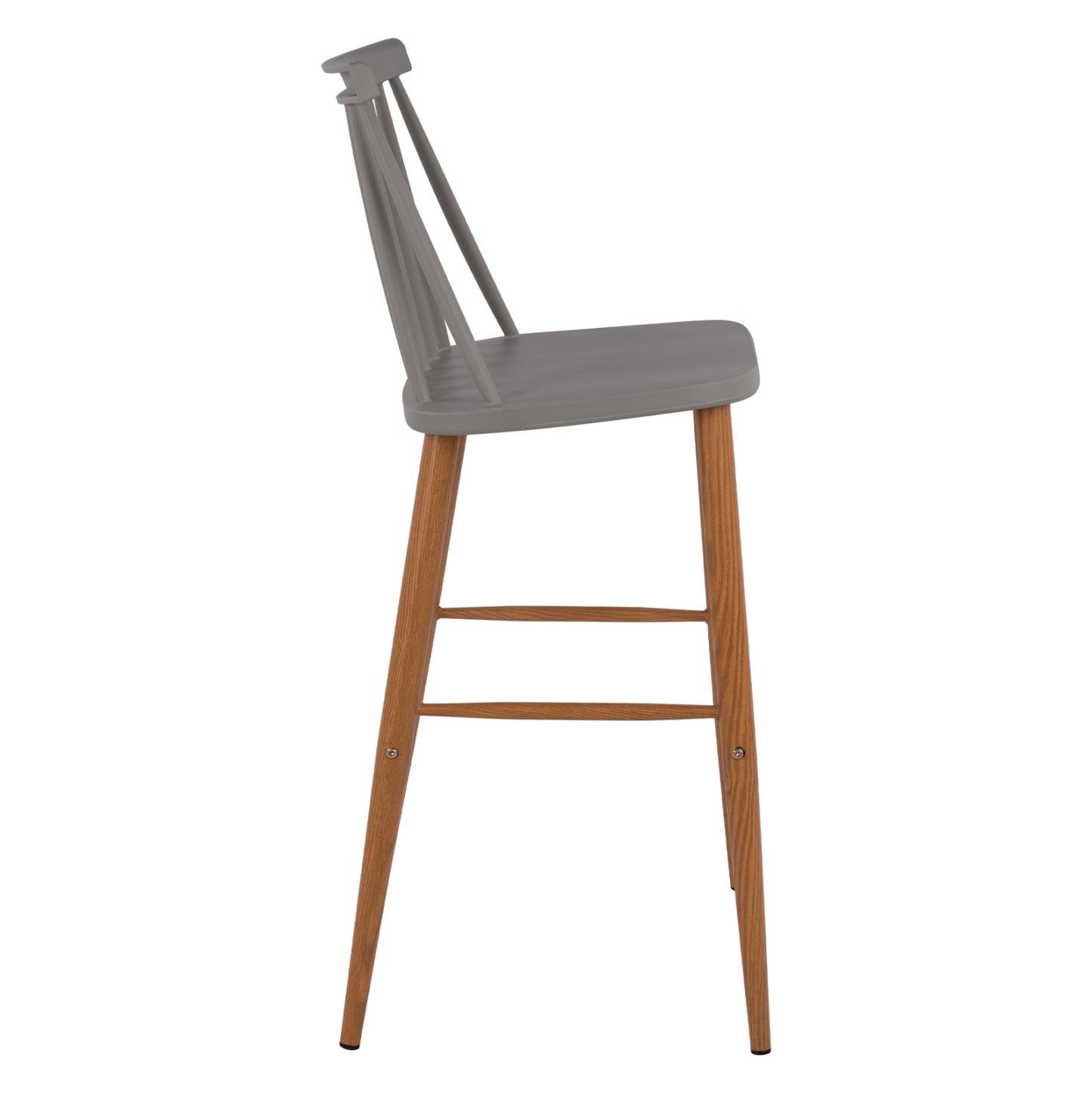 VANESSA BAR STOOL IN GREY 43x49x107