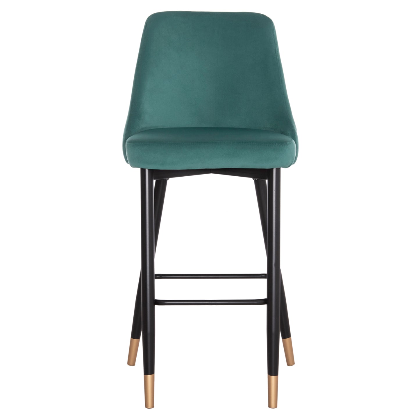 BAR STOOL SERENITY VELVET CYPRESS WITH METAL FRAME 51x57x110