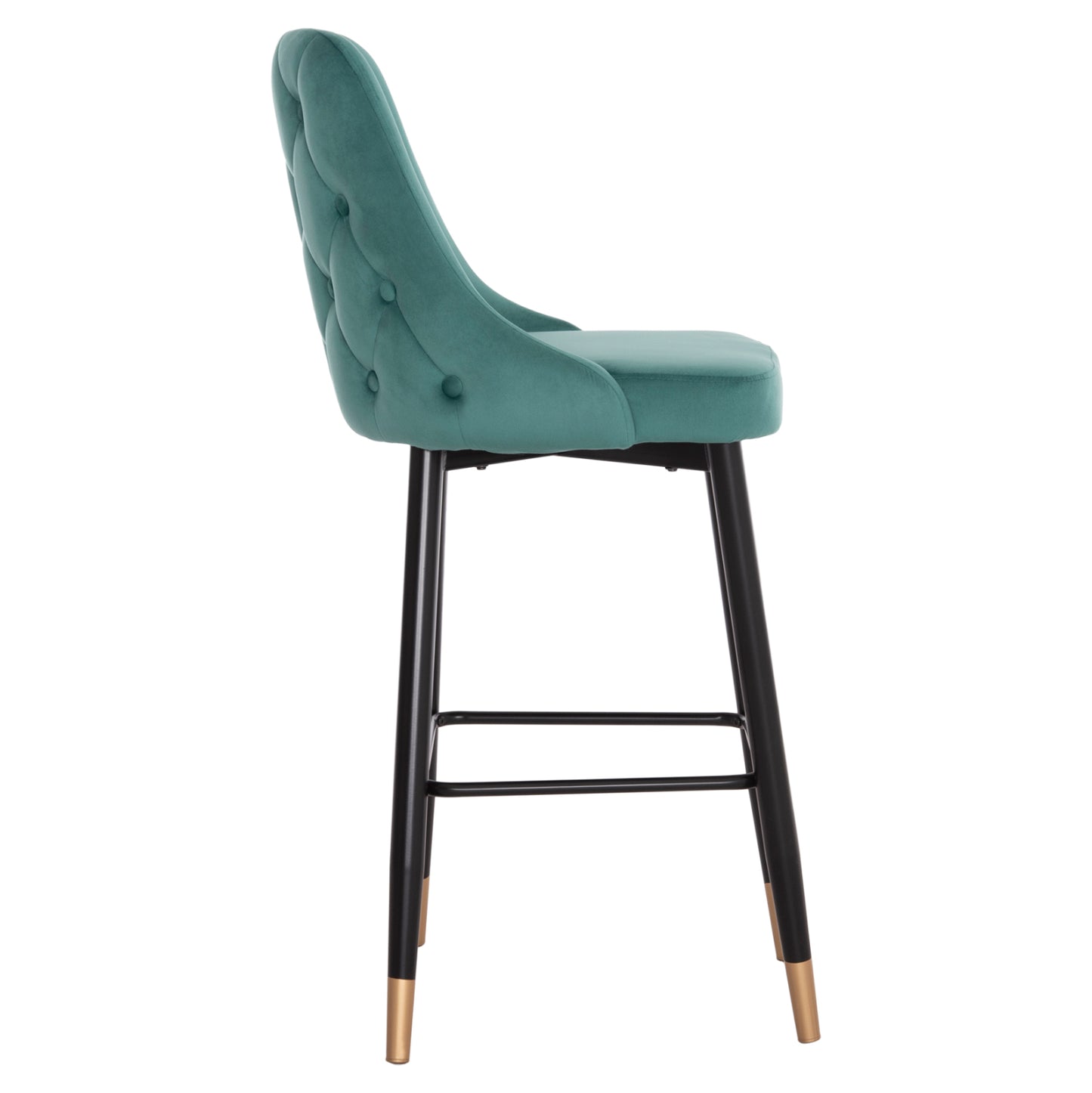 BAR STOOL SERENITY VELVET CYPRESS WITH METAL FRAME 51x57x110