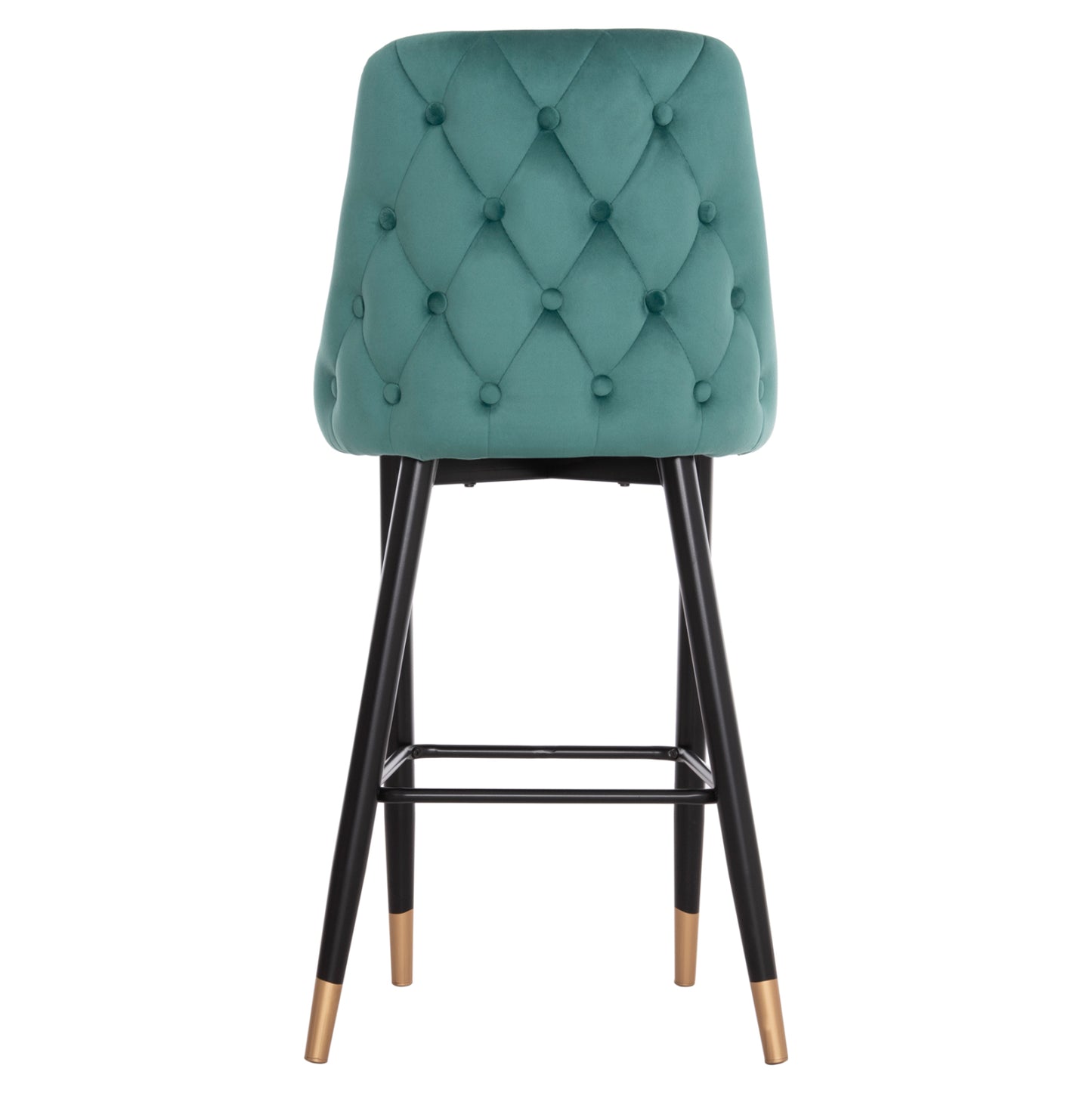 BAR STOOL SERENITY VELVET CYPRESS WITH METAL FRAME 51x57x110