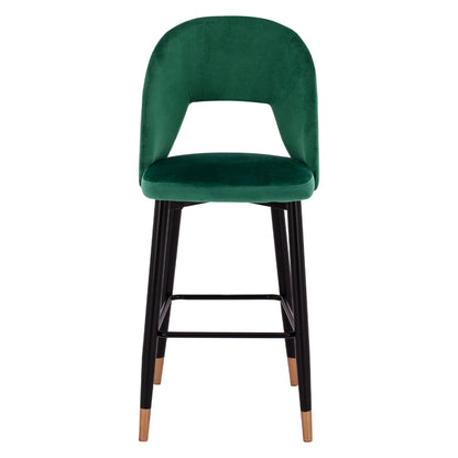 HARPER BAR STOOL CYPRESS VELVET WITH METAL FRAME 50x51x111