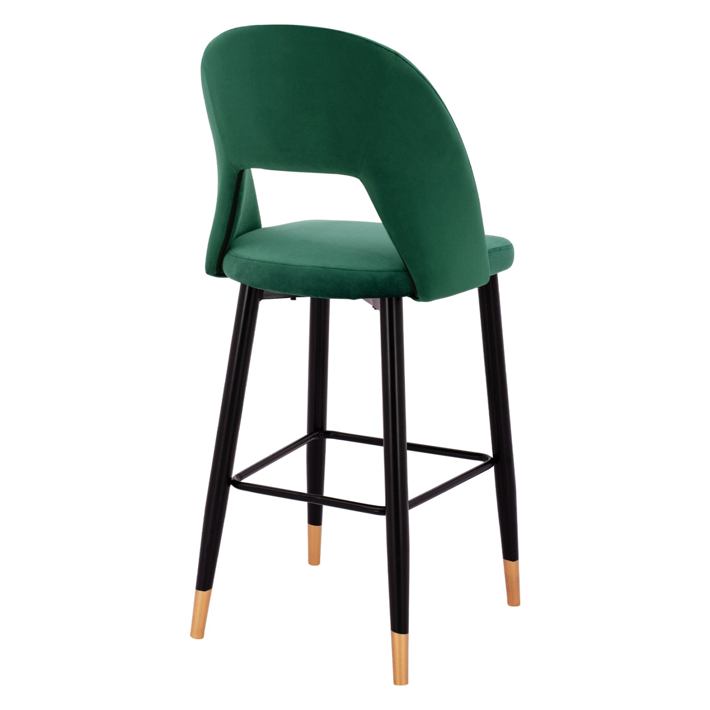 HARPER BAR STOOL CYPRESS VELVET WITH METAL FRAME 50x51x111