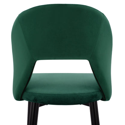 HARPER BAR STOOL CYPRESS VELVET WITH METAL FRAME 50x51x111