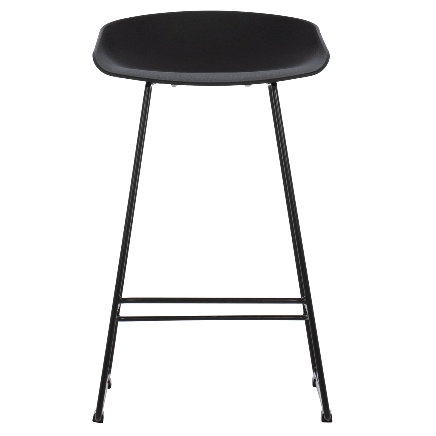 NAILA BAR STOOL BLACK MEDIUM HEIGHT 44x44x74