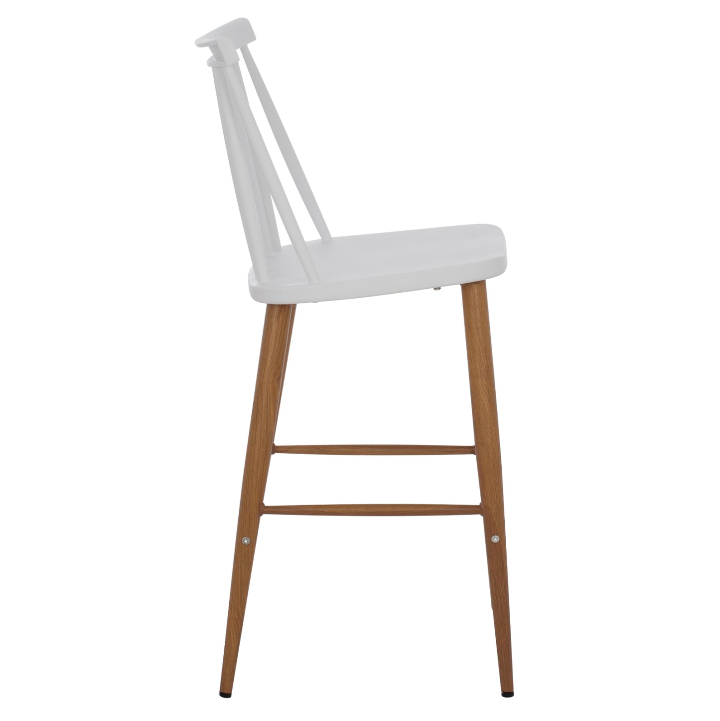 ΣΚΑΜΠΟ ΜΠΑΡ VANESSA ΛΕΥΚΟ ΜΕΣΑΙΟΥ ΥΨΟΥΣ 43x45x97