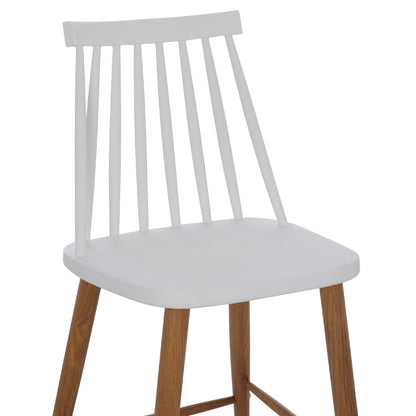 ΣΚΑΜΠΟ ΜΠΑΡ VANESSA ΛΕΥΚΟ ΜΕΣΑΙΟΥ ΥΨΟΥΣ 43x45x97