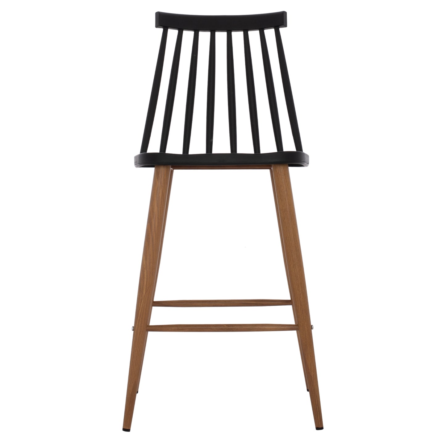 BAR STOOL VANESSA BLACK MEDIUM HEIGHT 43x45x97