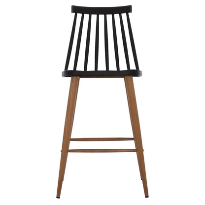 BAR STOOL VANESSA BLACK MEDIUM HEIGHT 43x45x97