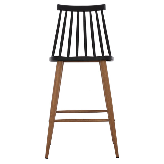 ΣΚΑΜΠΟ ΜΠΑΡ VANESSA ΜΑΥΡΟ ΜΕΣΑΙΟΥ ΥΨΟΥΣ 43x45x97