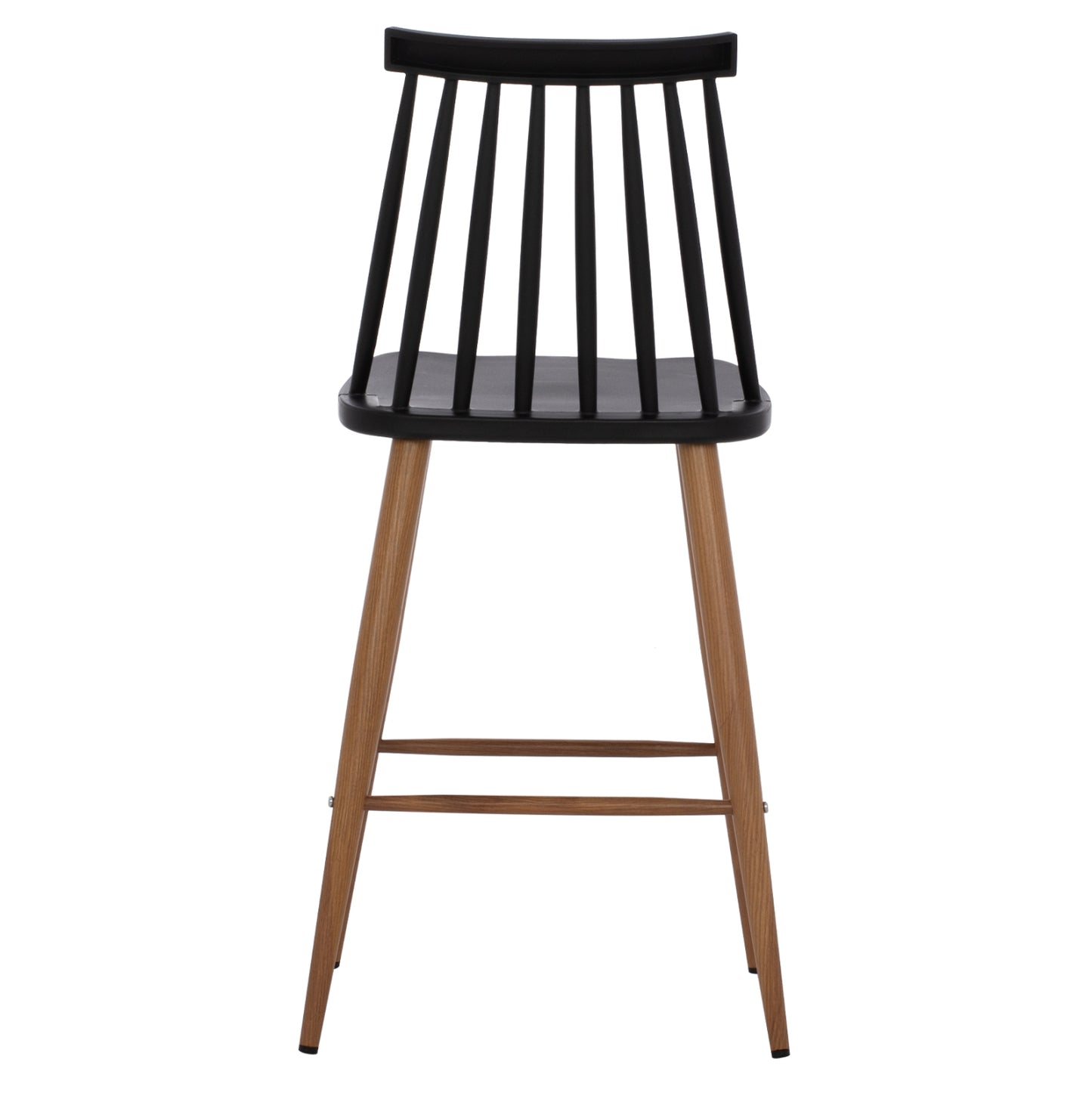 BAR STOOL VANESSA BLACK MEDIUM HEIGHT 43x45x97