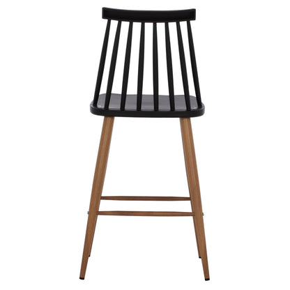 BAR STOOL VANESSA BLACK MEDIUM HEIGHT 43x45x97