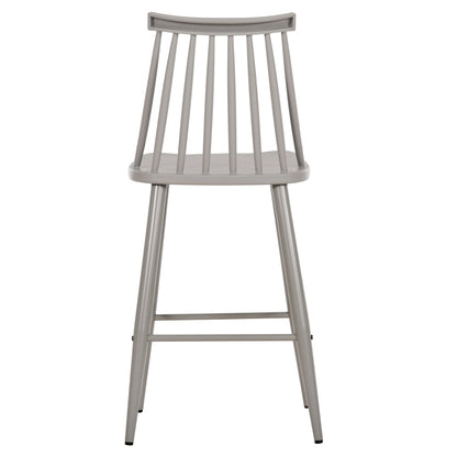 BAR STOOL MEDIUM HEIGHT VANESSA POLYPROPYLENE & METAL GREY 45,5x46x97