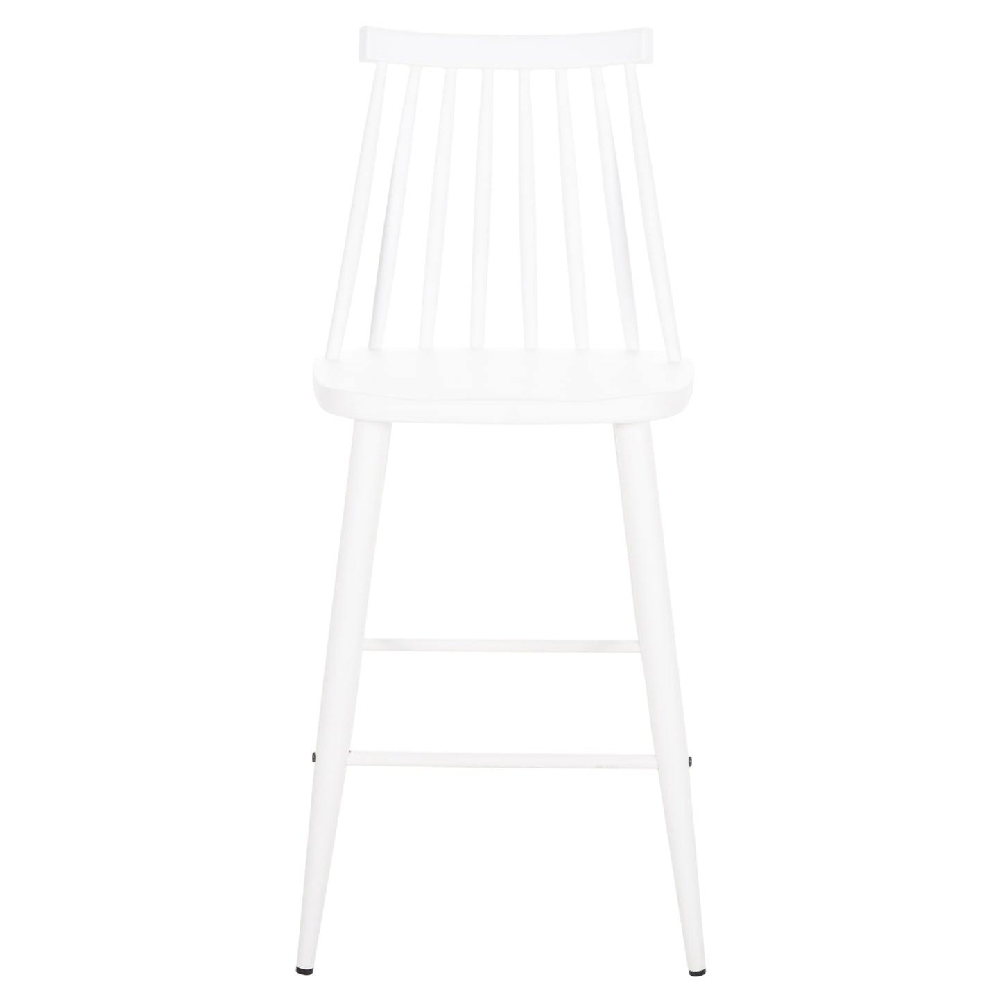 VANESSA MEDIUM HEIGHT BAR STOOL POLYPROPYLENE & METAL WHITE 45.5x46x97