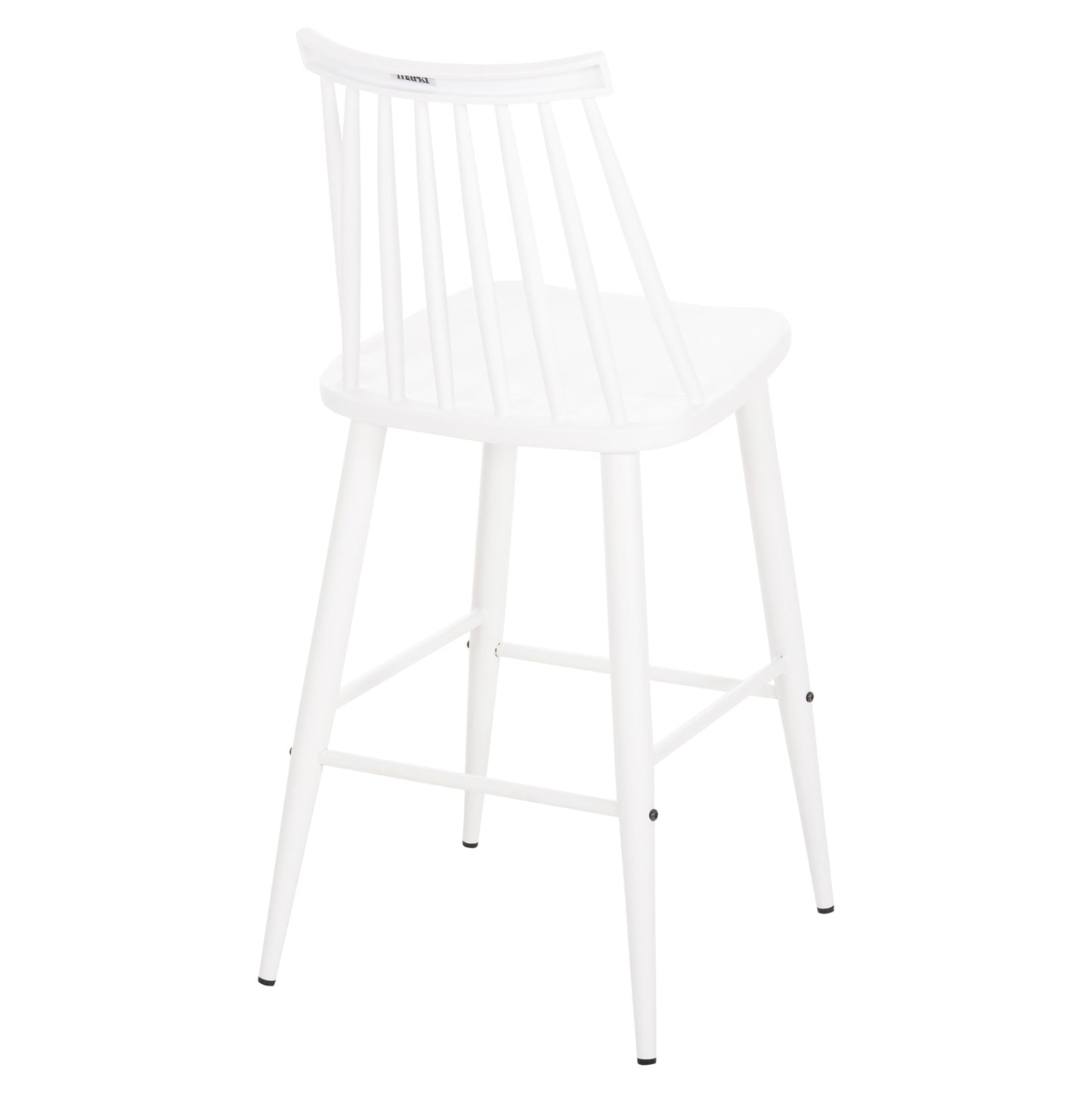 VANESSA MEDIUM HEIGHT BAR STOOL POLYPROPYLENE & METAL WHITE 45.5x46x97