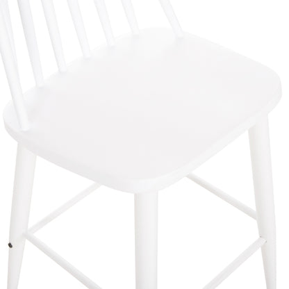 VANESSA MEDIUM HEIGHT BAR STOOL POLYPROPYLENE & METAL WHITE 45.5x46x97
