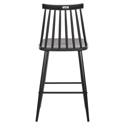 BAR STOOL MEDIUM HEIGHT VANESSA POLYPROPYLENE & METAL BLACK 45,5x46x97