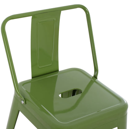 ΣΚΑΜΠΟ ΜΠΑΡ ΜΕΣΑΙΟΥ ΥΨΟΥΣ ΜΕΤΑΛΛΙΚΟ MELITA PRO LIGHT OLIVE GREEN 43x43x88