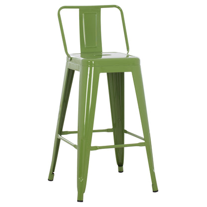 ΣΚΑΜΠΟ ΜΠΑΡ ΜΕΣΑΙΟΥ ΥΨΟΥΣ ΜΕΤΑΛΛΙΚΟ MELITA PRO LIGHT OLIVE GREEN 43x43x88