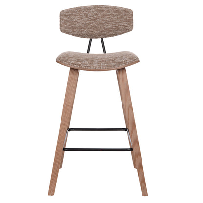 ΣΚΑΜΠΟ ΜΠΑΡ ΜΕΣ. ΥΨΟΥΣ INOVER PLYWOOD ΣΕ WHITEWASH ΚΑΦΕ ΥΦΑΣΜΑ 50x48x90