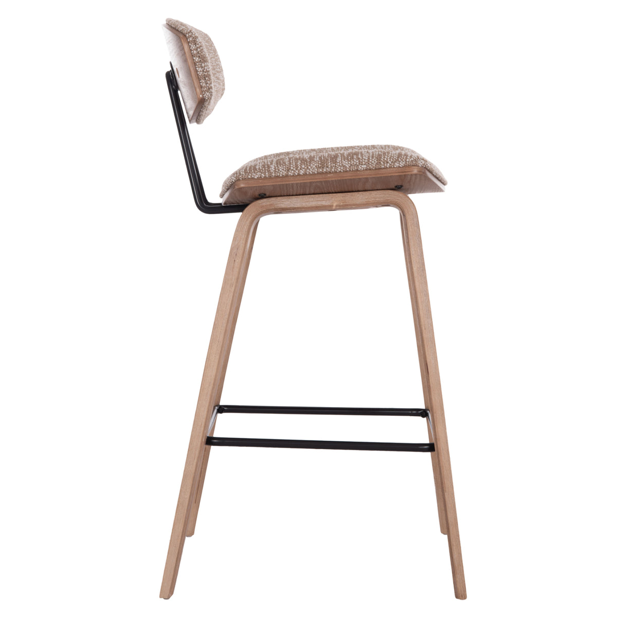ΣΚΑΜΠΟ ΜΠΑΡ ΜΕΣ. ΥΨΟΥΣ INOVER PLYWOOD ΣΕ WHITEWASH ΚΑΦΕ ΥΦΑΣΜΑ 50x48x90