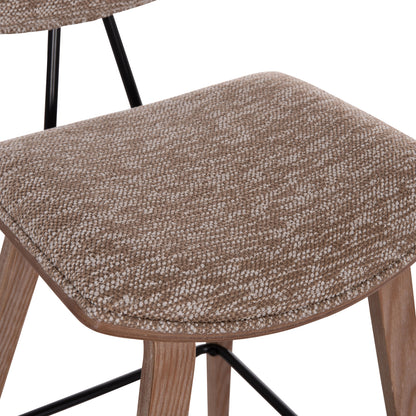 ΣΚΑΜΠΟ ΜΠΑΡ ΜΕΣ. ΥΨΟΥΣ INOVER PLYWOOD ΣΕ WHITEWASH ΚΑΦΕ ΥΦΑΣΜΑ 50x48x90