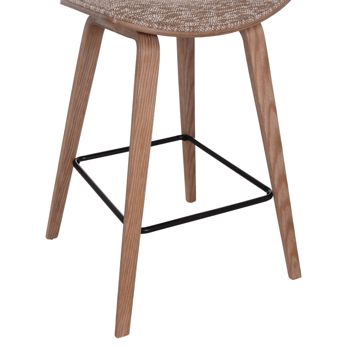 ΣΚΑΜΠΟ ΜΠΑΡ ΜΕΣ. ΥΨΟΥΣ INOVER PLYWOOD ΣΕ WHITEWASH ΚΑΦΕ ΥΦΑΣΜΑ 50x48x90